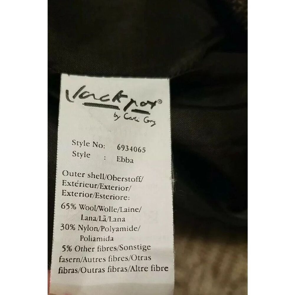 JACKPOT by Carli Gry Women Dress Sarafan Winter Size 3 M/L Brown Melange 65%Wool - Picture 9 of 10